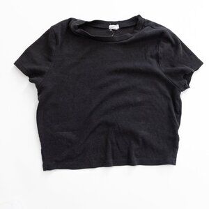 Garage black crop top | Size small